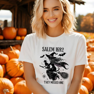 Tshirt vintage sorcière 1692 Halloween