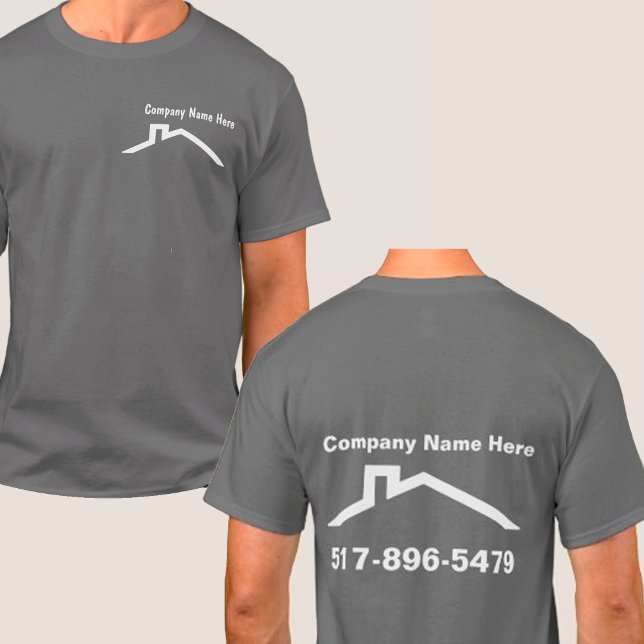 Tshirts de construction de toitures (Créateur téléchargé)