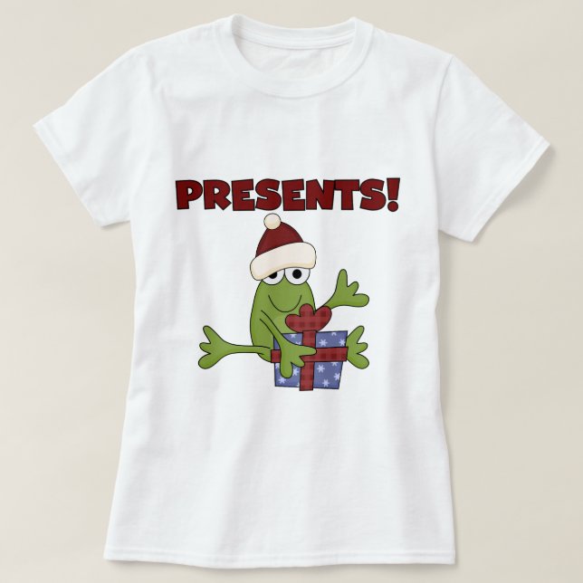 Tshirts et cadeaux père Noël Frog (Design devant)
