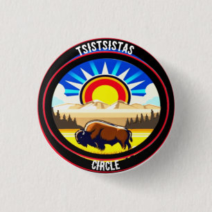 Tsistsistas Circle 1 Inch Round Button