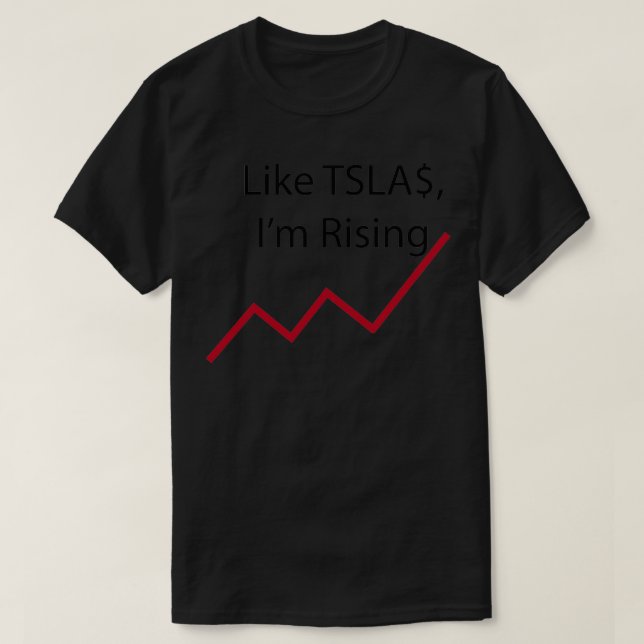 TSLA Shirt case water bottle (Design Front)