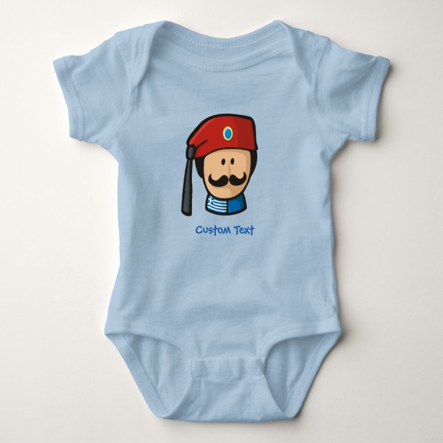 Tsolias Head Baby Bodysuit (Front)