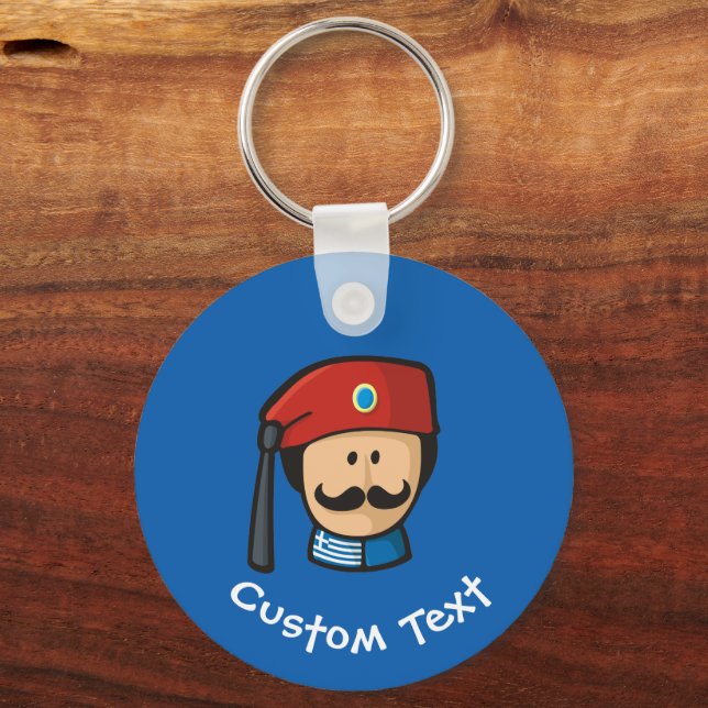 Tsolias Head Keychain (Front)