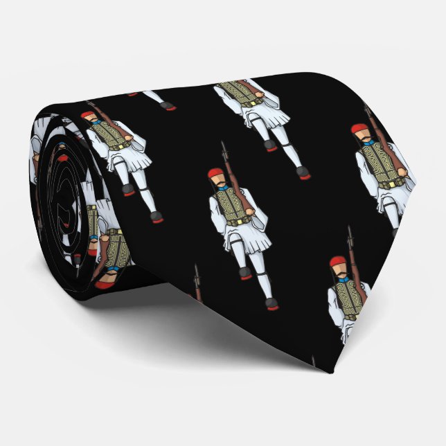 Tsolias Icon Pattern Tie (Rolled)