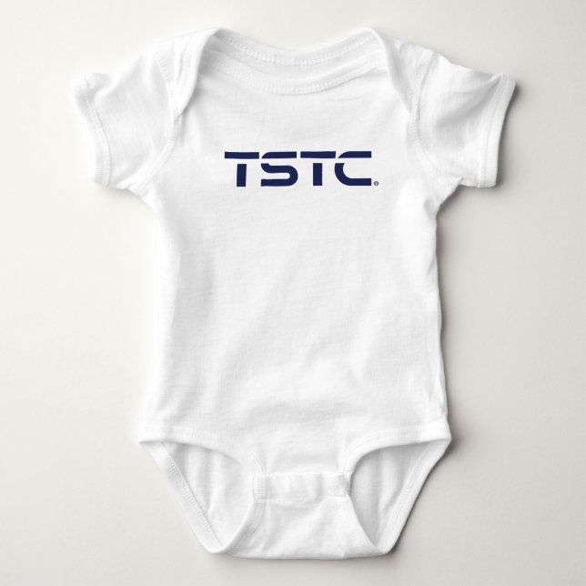 TSTC Block Logo Baby Bodysuit (Front)