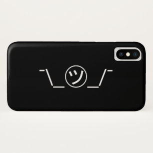 Tsu Kana Shrug Emoticon ¯\_㋡_/¯ Japanese Kaomoji Case-Mate iPhone Case
