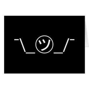 Tsu Kana Shrug Emoticon -\_ ㋡_/+Japonais Kaomoji