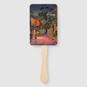 Tsuchiya Koitsu - Evening at Ushigome Hand Fan