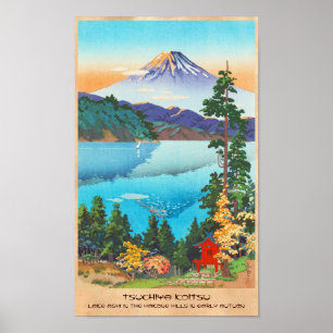 Tsuchiya Koitsu Lake Ashi in the Hakone Hills Poster