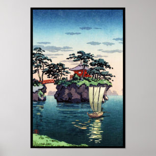 Tsuchiya Koitsu  Matsushima shin hanga scenery Poster
