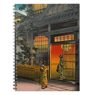Tsuchiya Koitsu - Side Street Araki in Yotsuya Notebook