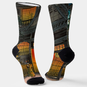 Tsuchiya Koitsu - Side Street Araki in Yotsuya Socks