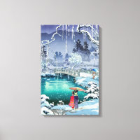 Tsuchiya Koitsu - Spring Snow at Maruyama