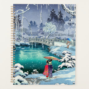 Tsuchiya Koitsu - Spring Snow at Maruyama Planner