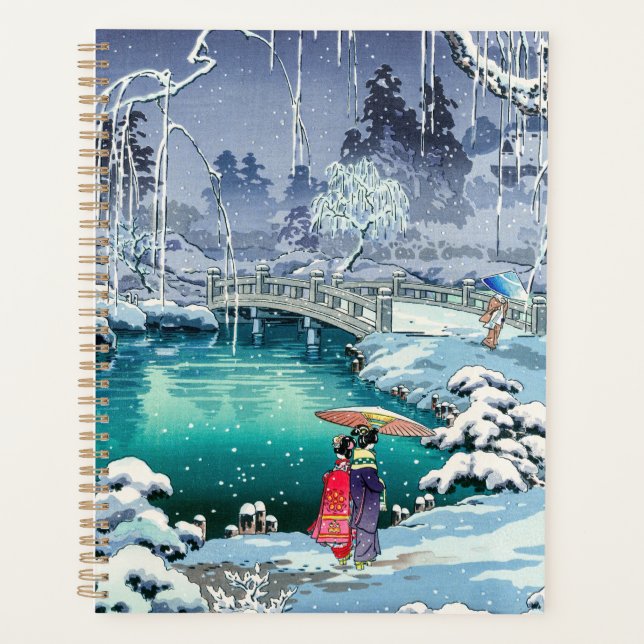 Tsuchiya Koitsu - Spring Snow at Maruyama Planner (Front)