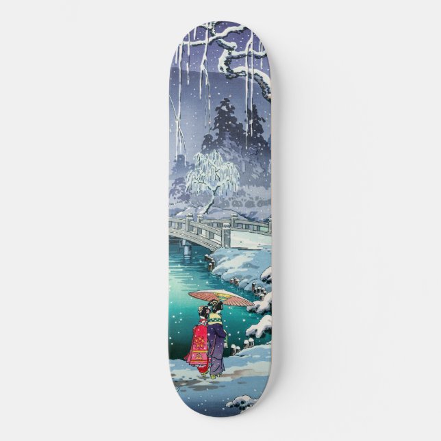 Tsuchiya Koitsu - Spring Snow at Maruyama Skateboard (Front)