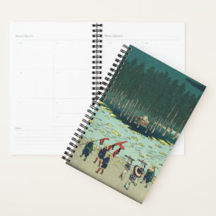 Tsuchiyama, Japan: Vintage Japanese Woodblock Planner