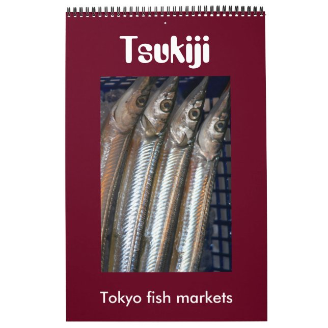 tsukiji fish markets calendar (Cover)