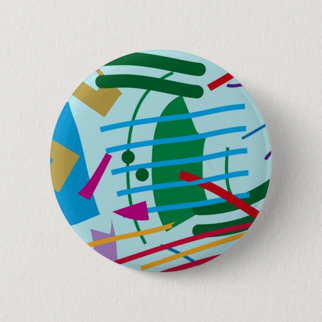 Tsunami 2 Inch Round Button (Front)