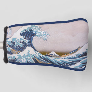 Tsunami Great Wave off Kanagawa Japan by Hokusai Golf Head Cover