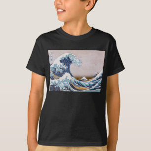 Tsunami Great Wave off Kanagawa Japan by Hokusai T-Shirt
