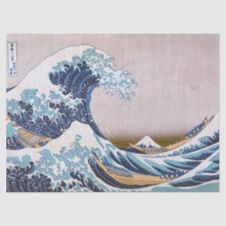 Tsunami Great Wave off Kanagawa Japan by Hokusai Tissue Paper