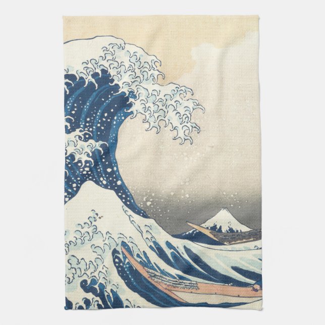 Tsunami Kitchen Towel (Vertical)