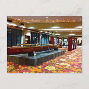 Tsunami site: King Kamehameha Kona Beach hotel Postcard