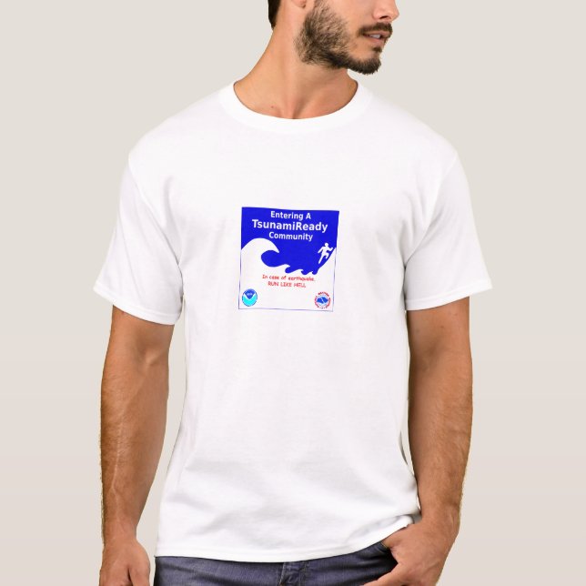 Tsunami Warning T-Shirt (Front)