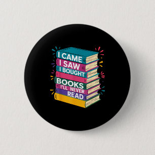 Tsundoku definition bibliophile bookish book lover 2 inch round button
