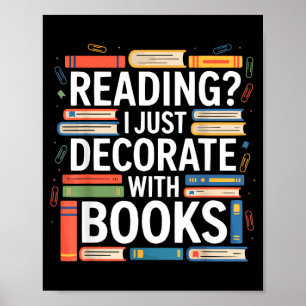 Tsundoku definition bibliophile bookish book lover poster