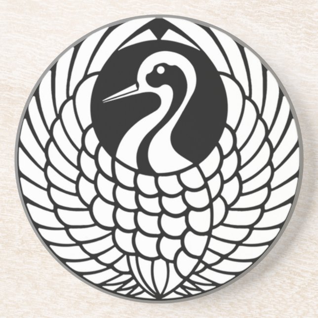 Tsuru Crane coaster (Front)