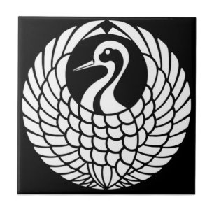 Tsuru Crane tile