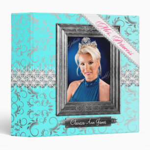 TT-Mrs. Princess Beauty Pageant Binder Ice Blue