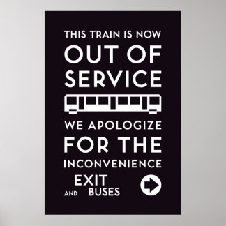 TTC - Affiche d'excuses pour services rendus