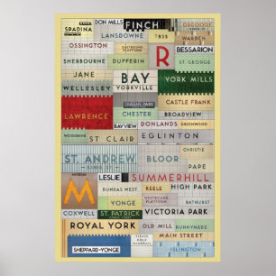 TTC - Found Type Stations Poster