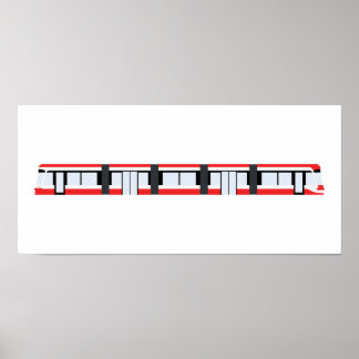 TTC New Streetcar Poster (fits IKEA RIBBA frame)