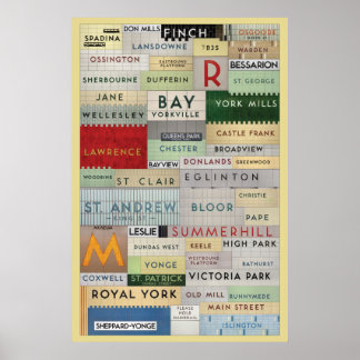 TTC - Poster des stations de type trouvé