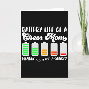 Ttery Life Of Cheer Mom Of A Cheerleader Mama Chee Card