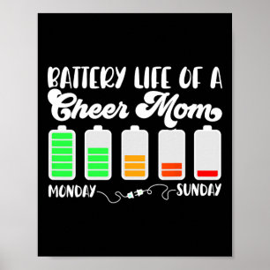 Ttery Life Of Cheer Mom Of A Cheerleader Mama Chee Poster
