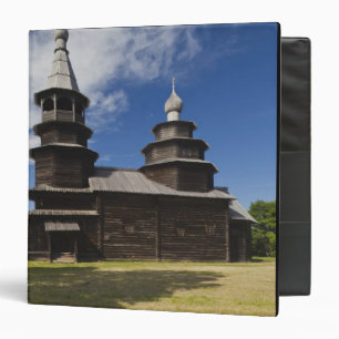 Ttraditional wooden Russian Orthodox church Binder