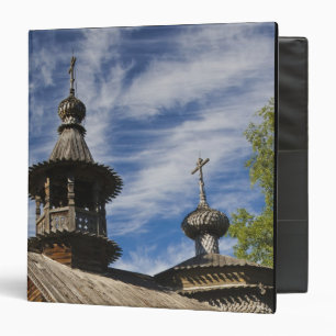 Ttraditional wooden Russian Orthodox church Binder