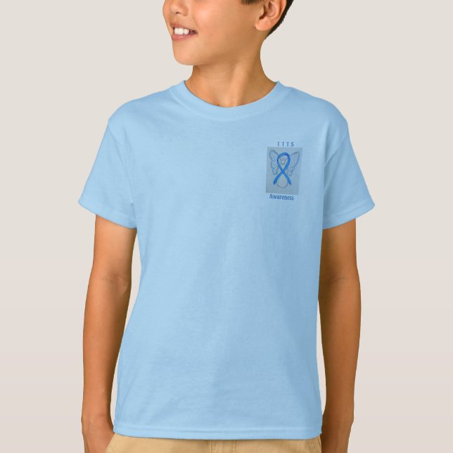TTTS Awareness Ribbon Angel Custom Tee (Front)