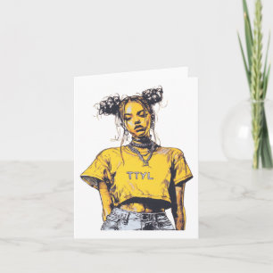 Ttyl Vibes Sticker  Card