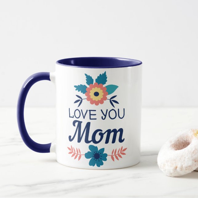 Tu aimes maman | Mug café de la fête des mères (Avec donut)