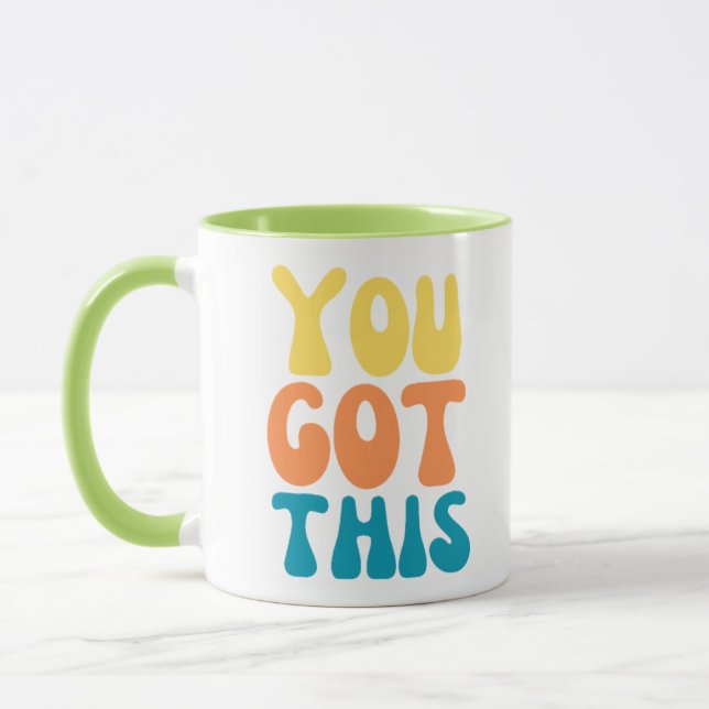 "Tu As Ça" Mug De Café (Vert) (Gauche)