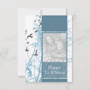 Tu B’Shvat! : star of david photo card