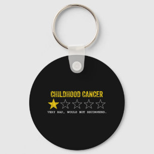 Tu Childhood Cancer Awareness Month Costume Ribbon Keychain