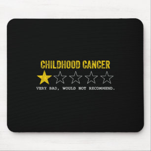 Tu Childhood Cancer Awareness Month Costume Ribbon Mouse Pad