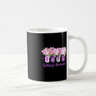 Tu Epilepsy Awareness Month Costume Flower Ribbon Coffee Mug
